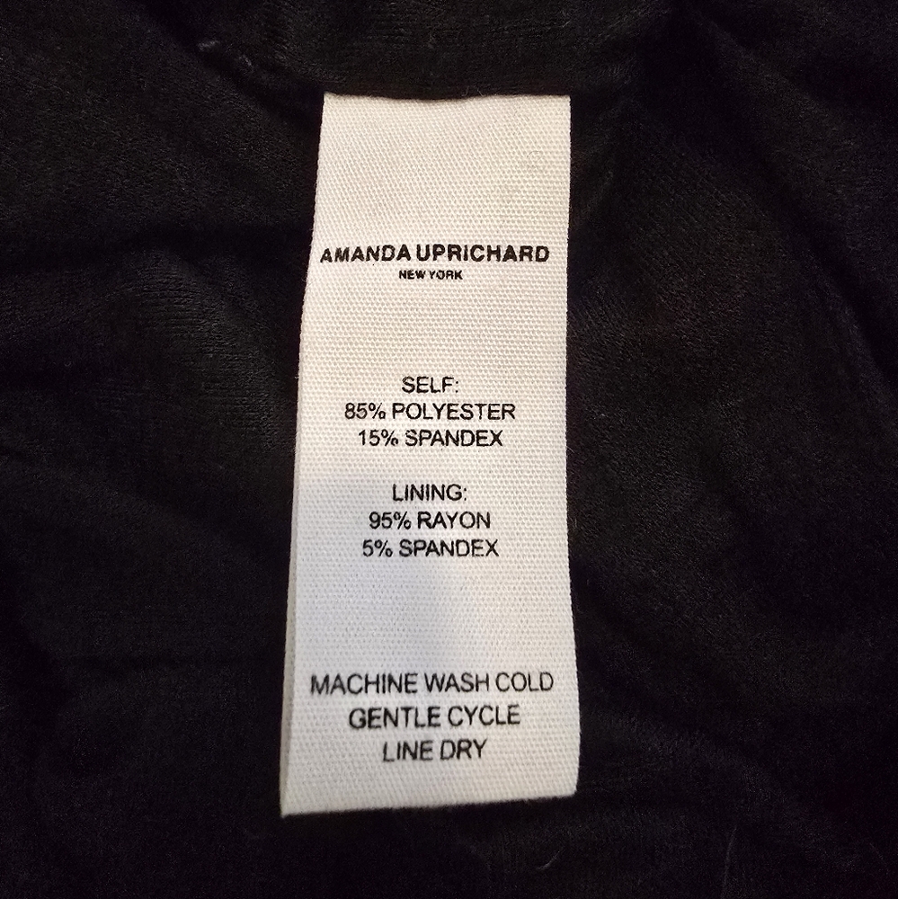 🔥 Amanda Uprichard Evianna Ruched Body Mini Dress – Red & Black – NWT – Size M - Picture 10 of 10
